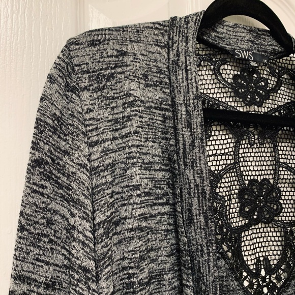 Black and grey cardigan 🖤 size L - Picture 2 of 15